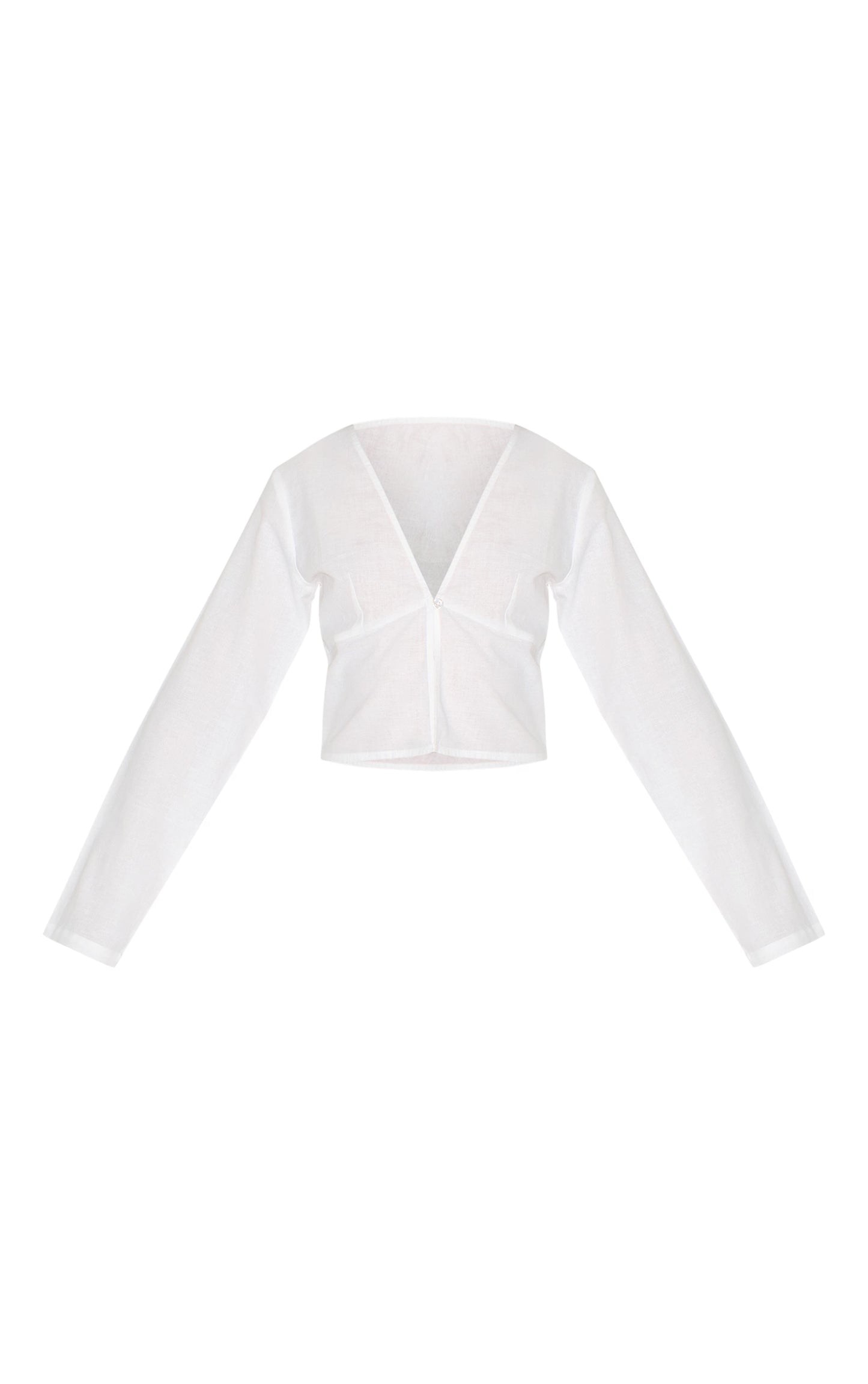White Long Sleeve Top