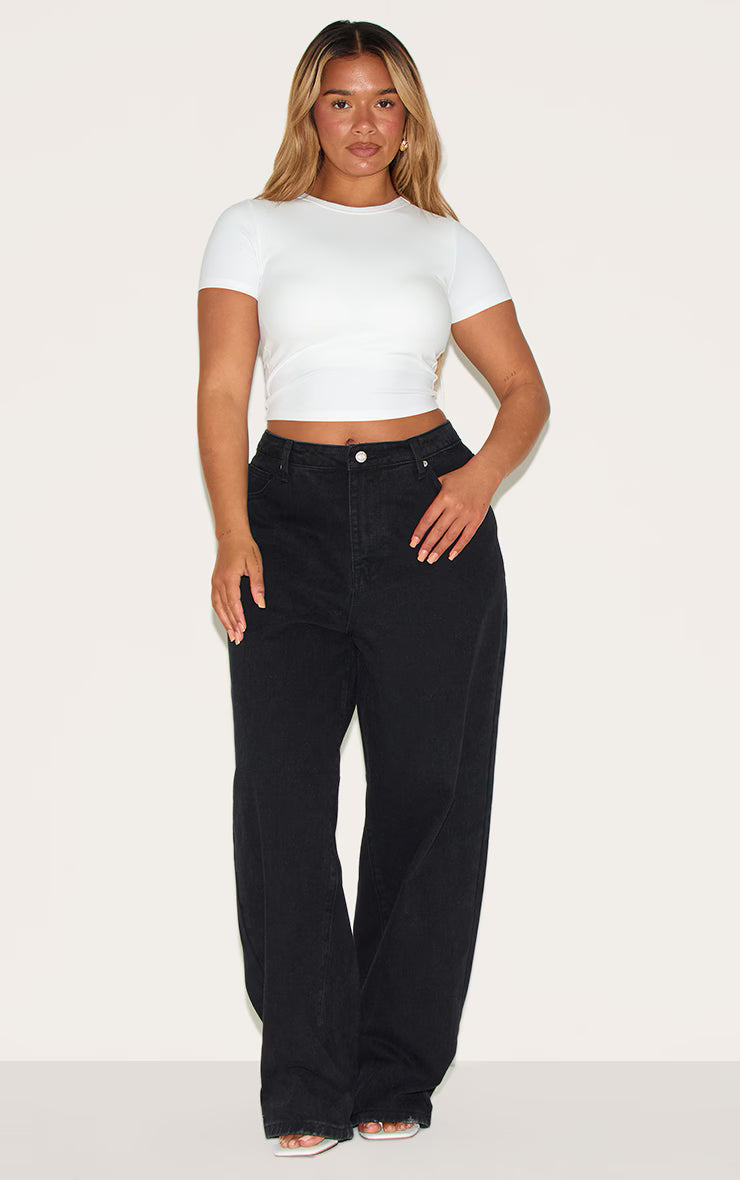 Shape White Built In Bra Sculpt T-shirt
