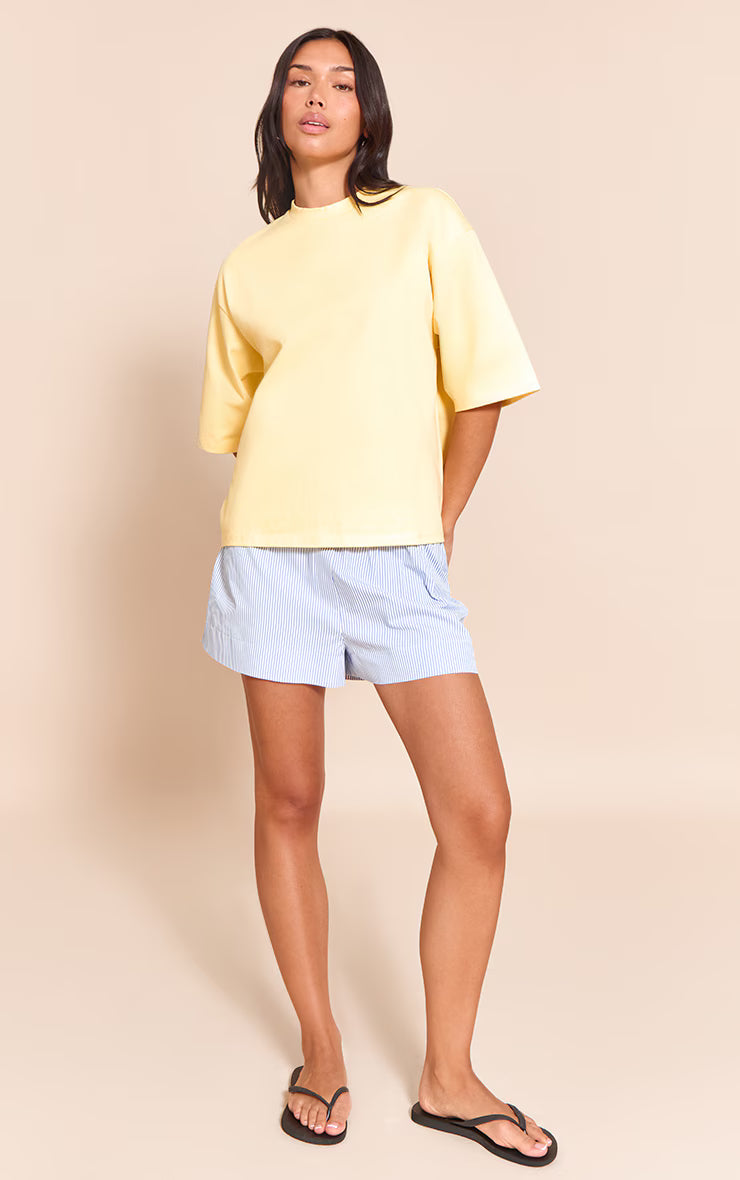 Lemon Oversized Boxy T Shirt