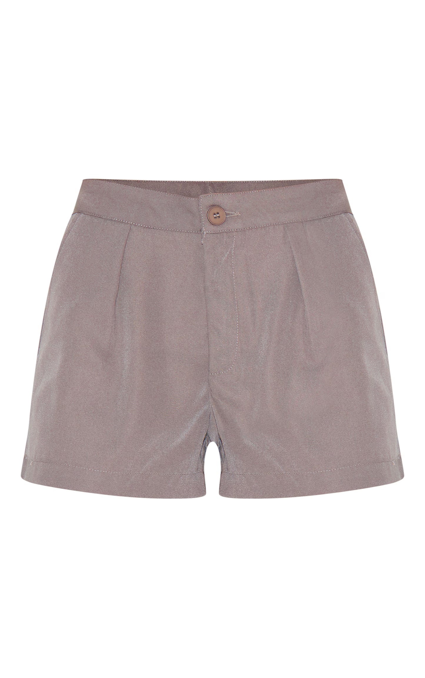 Taupe Premium Tailored Woven Shorts
