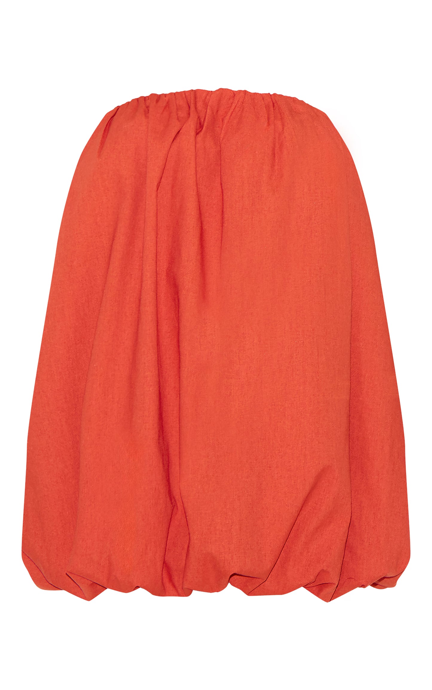Rust Puffball Dress