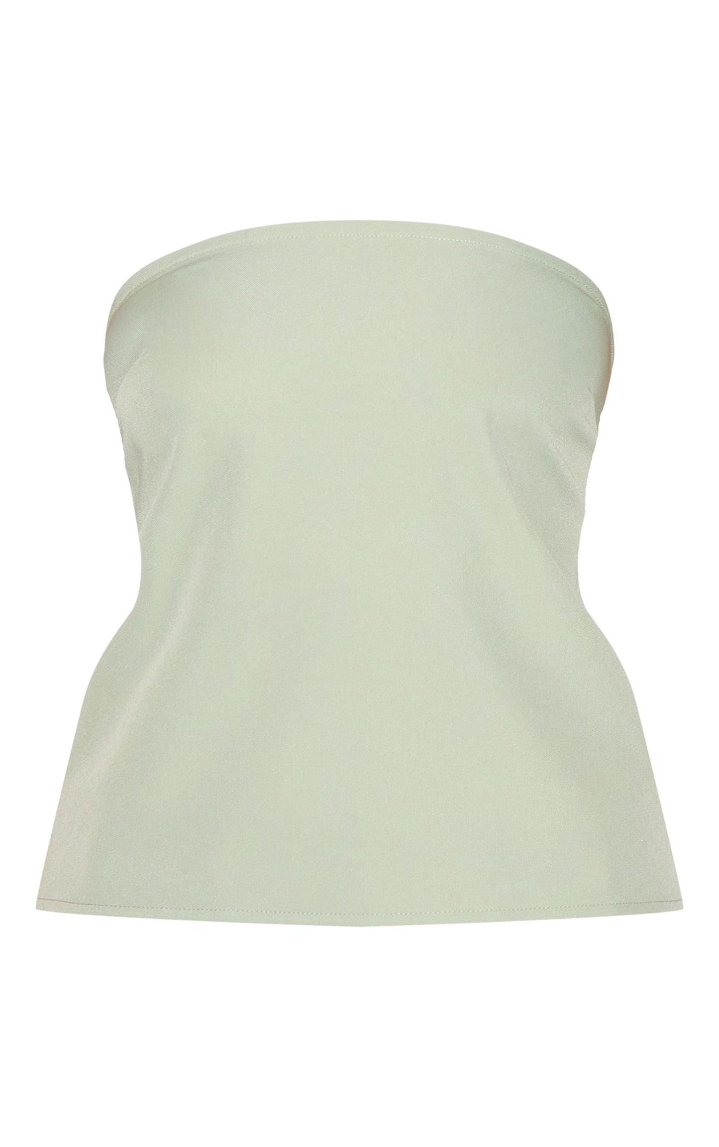 Sage Boxy Woven Bandeau