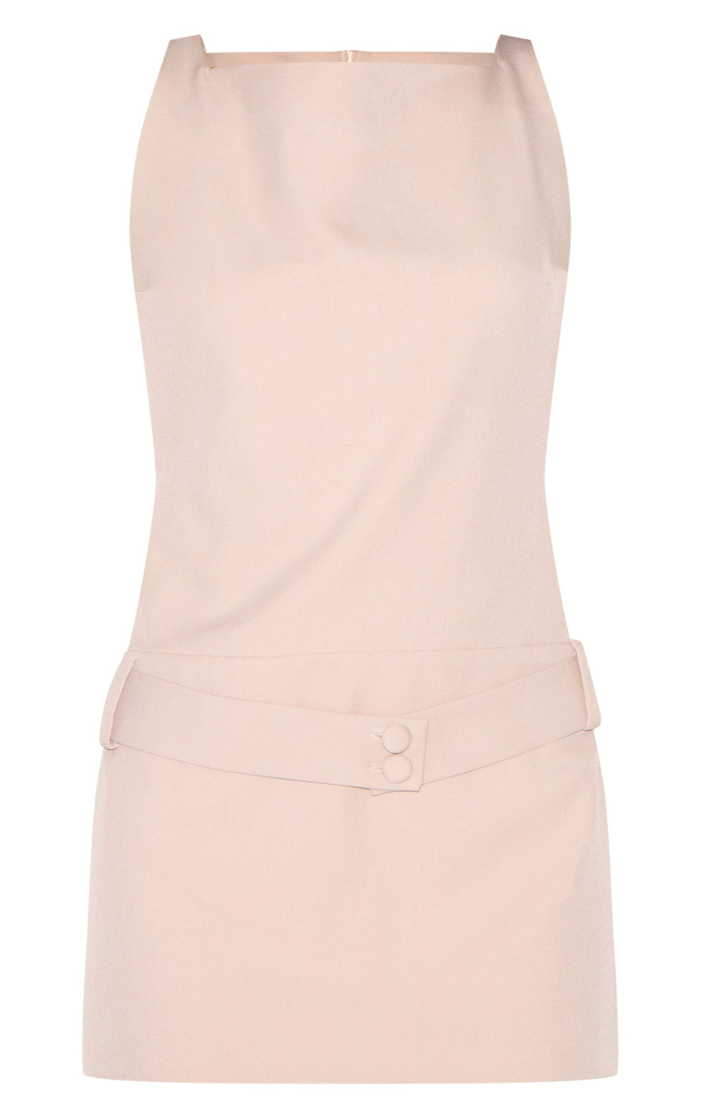 Clay Belt Detail Shift Dress