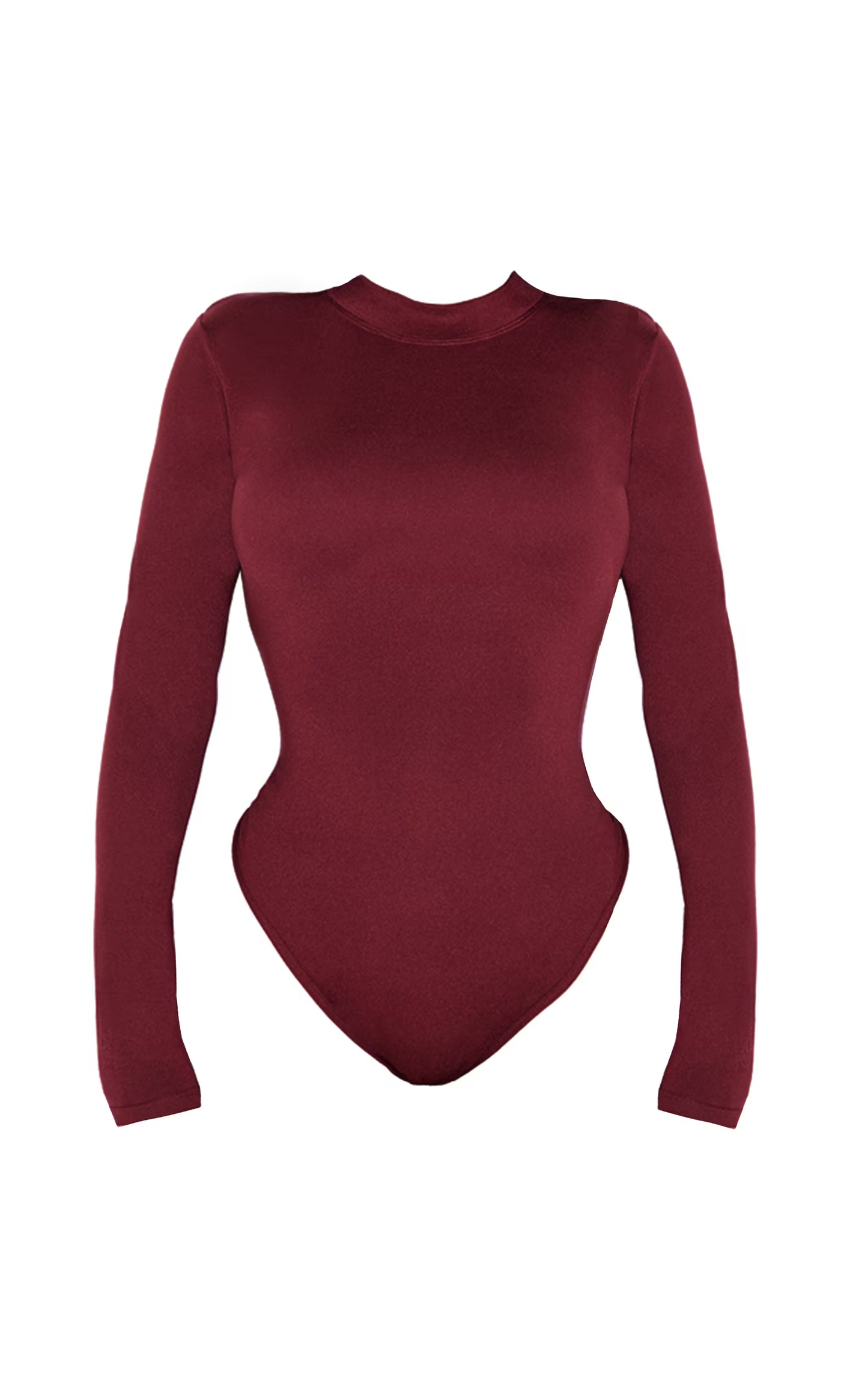 Shape Burgundy Sculpted Long Sleeve Bodysuit