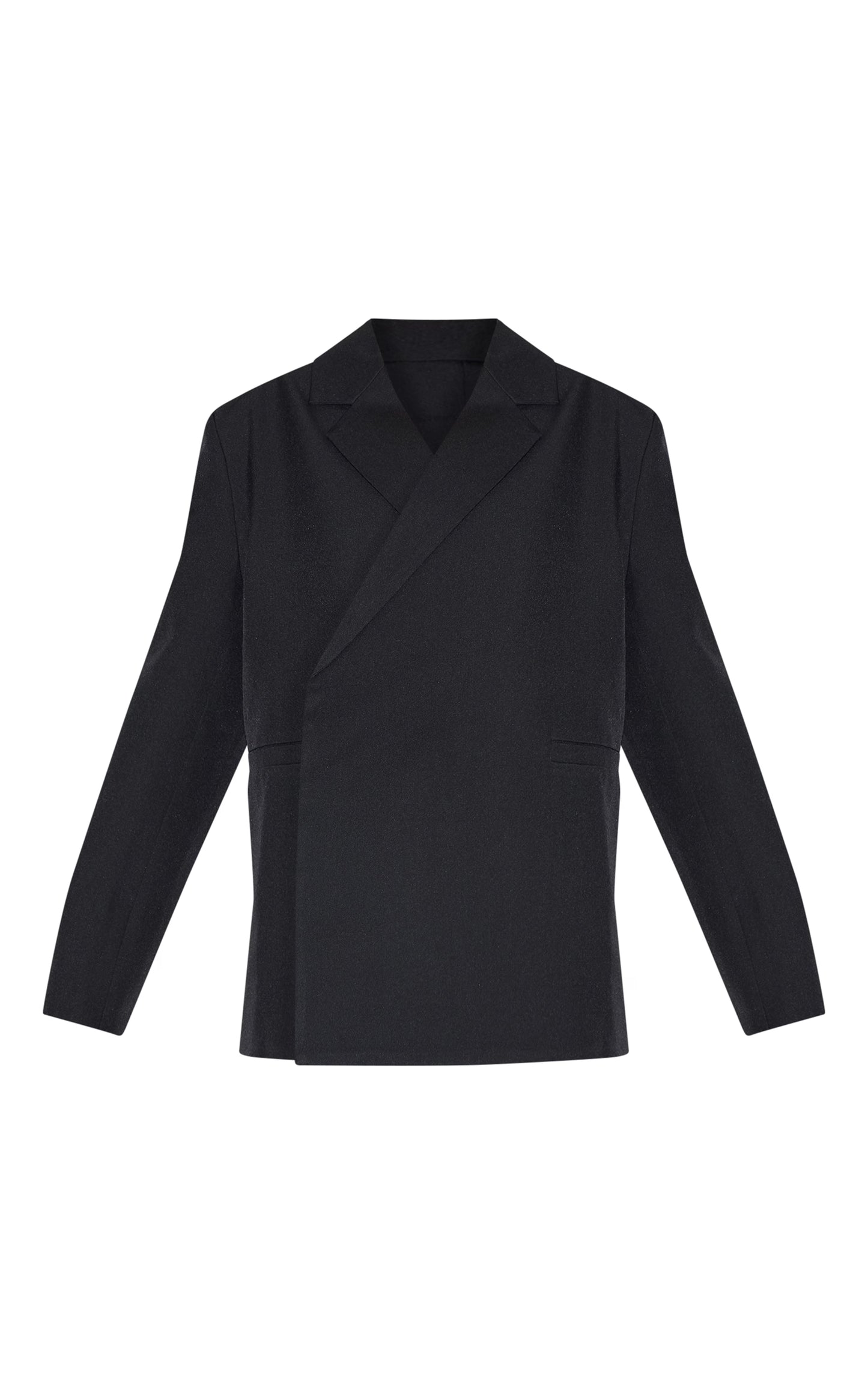 Black Tailored Woven Blazer