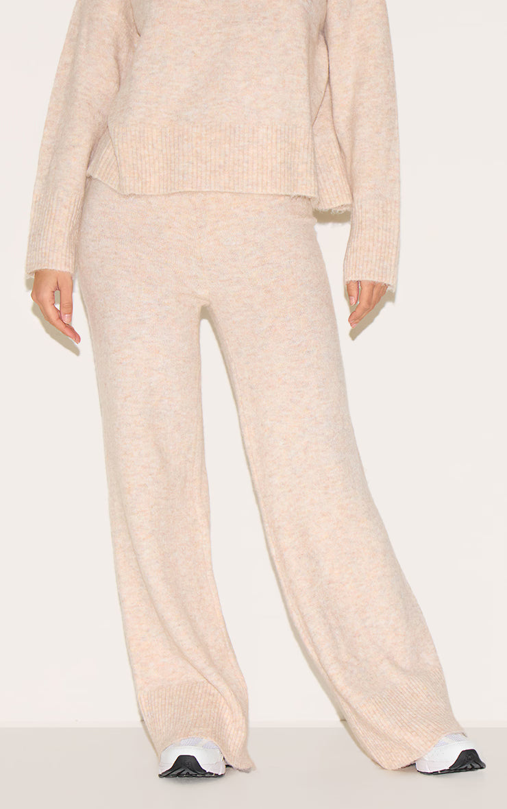 Stone Luxe Knit Wide Leg Pants