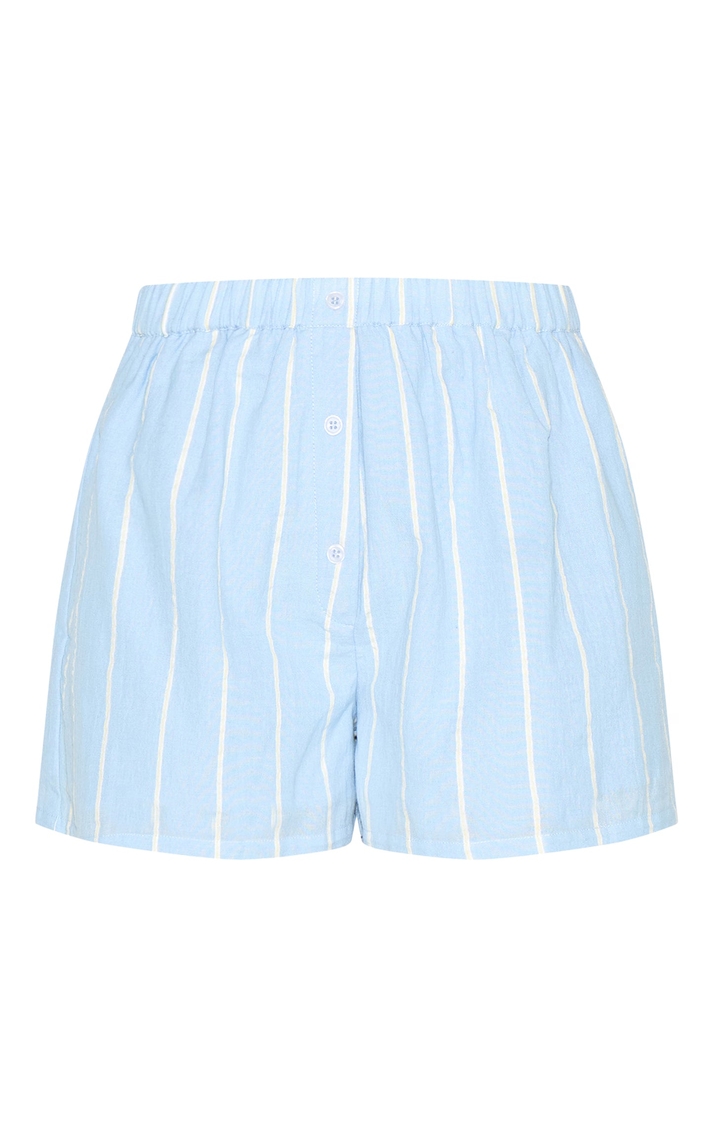 Blue Striped Floaty Shorts