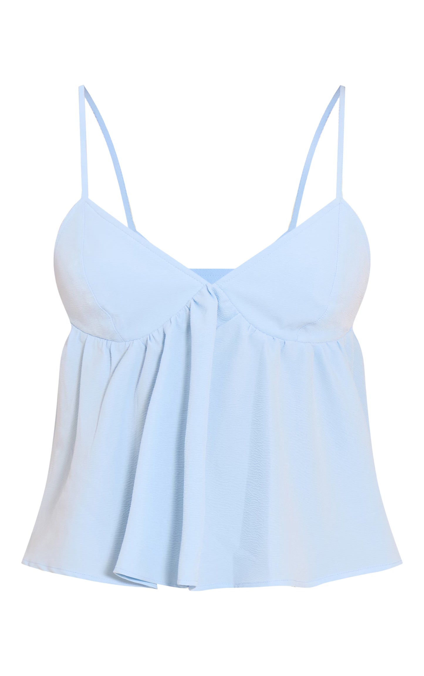 Sky Blue Woven Floaty Cami