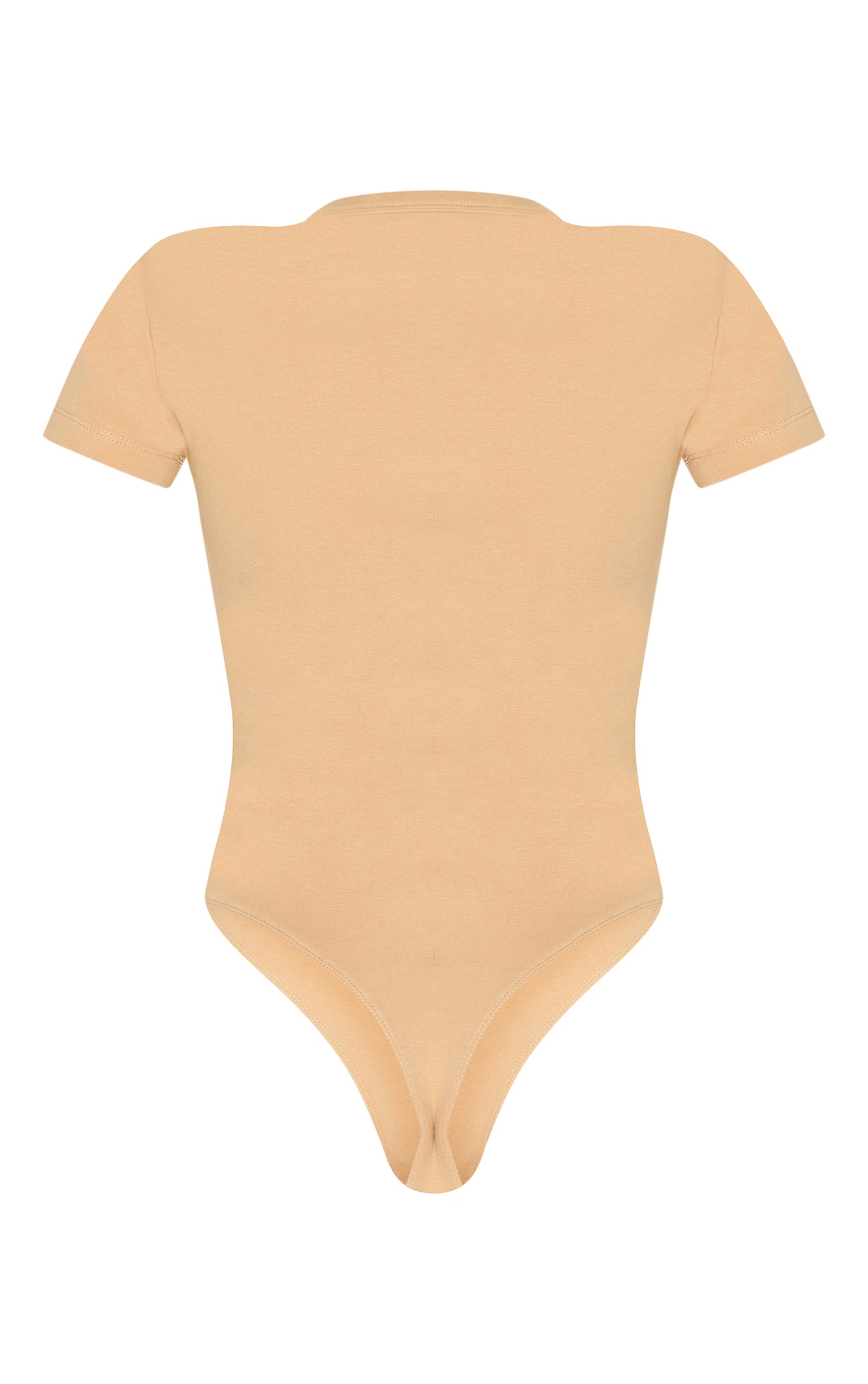 Stone Premium Interlock Button Down Short Sleeve Bodysuit