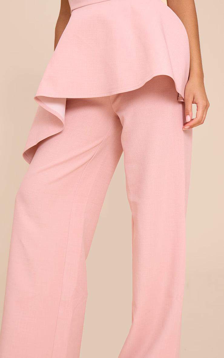 Light Pink Premium Tailored Straight Leg Pant