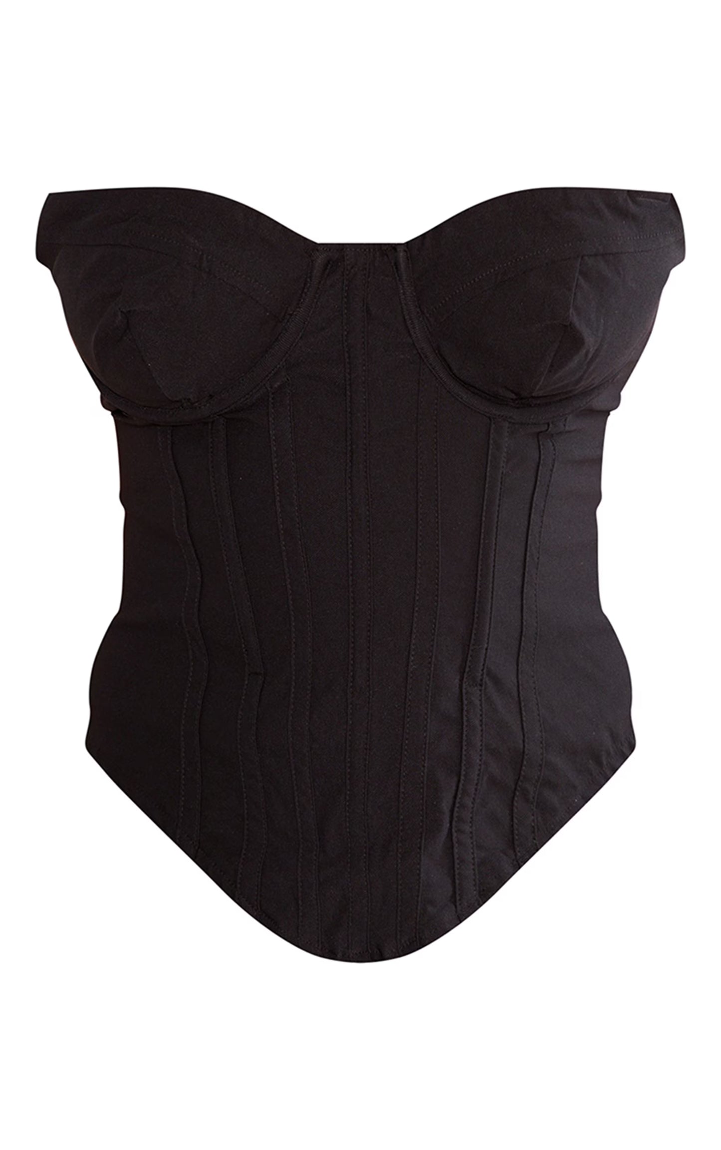 Shape Black Bandeau Corset