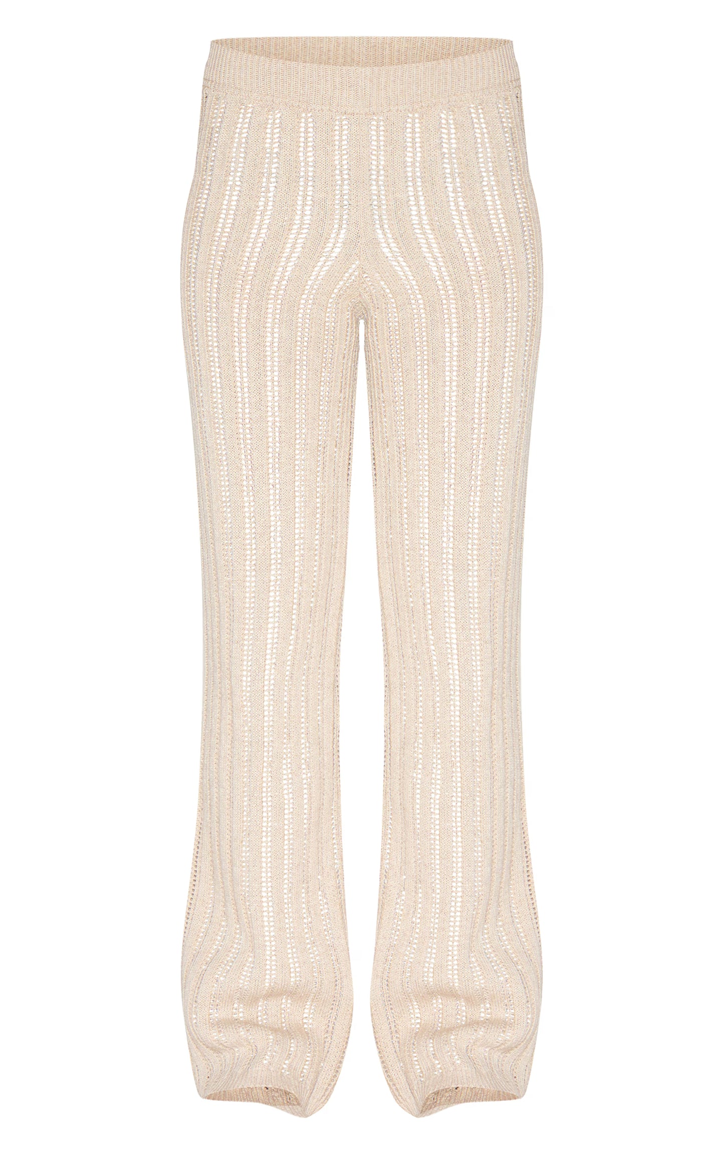 Petite Natural Knitted Pants