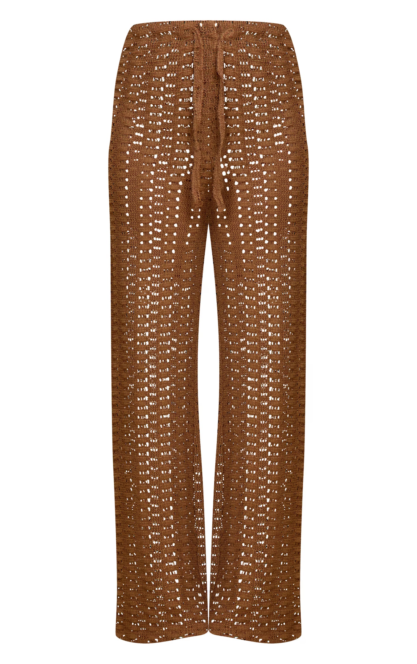 Olive Mid Rise Straight Leg Pant