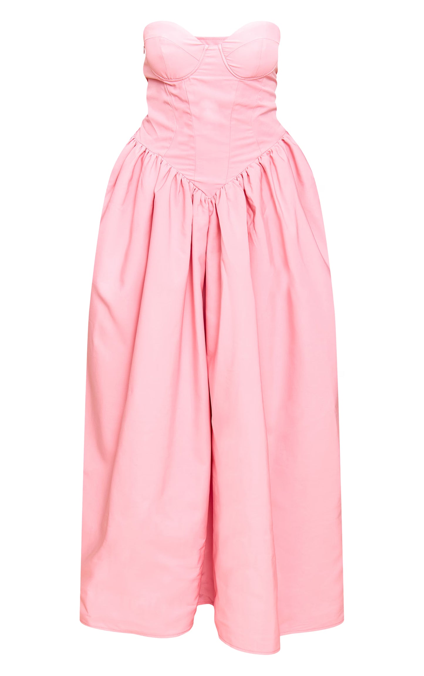 Shape Baby Pink Corseted Maxi Shift Dress