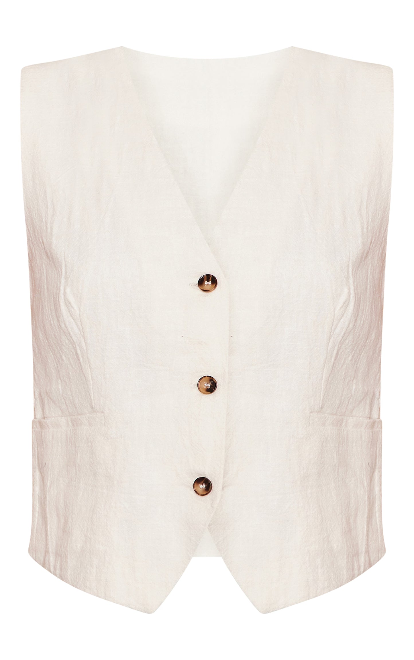 White Premium Tailored Vest