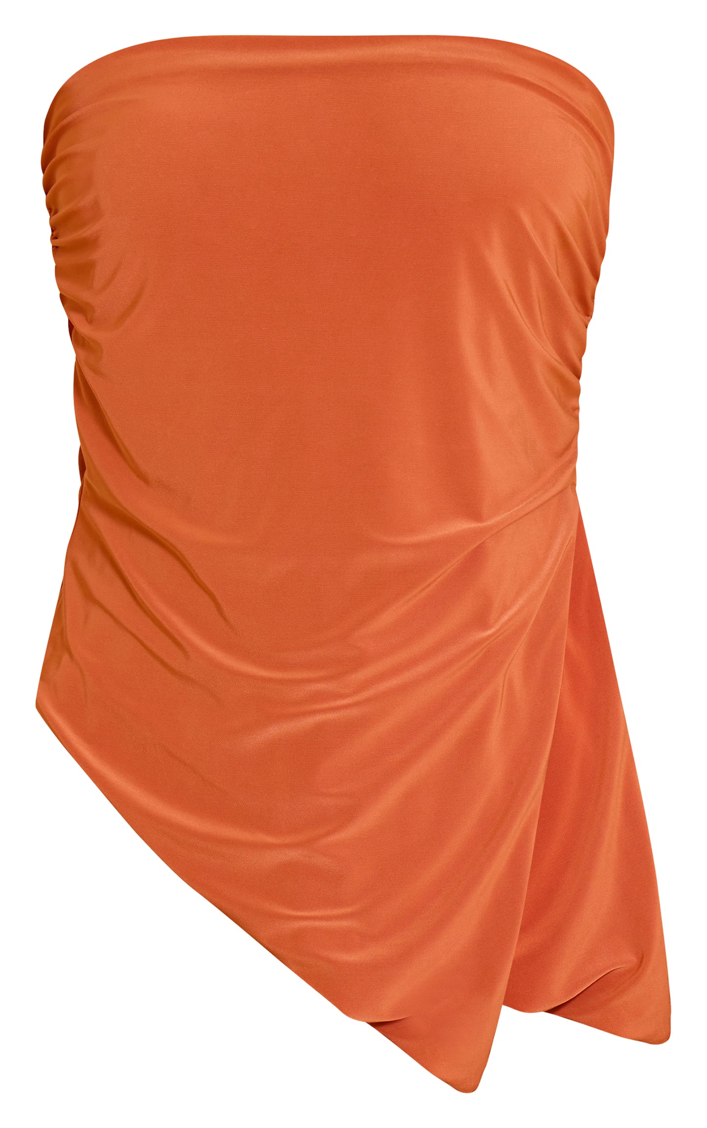 Rust Double Layer Slinky Split Side Bandeau