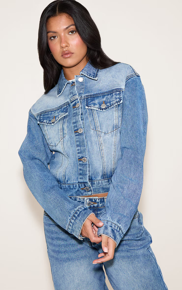 Vintage Slim Fit Denim Jacket