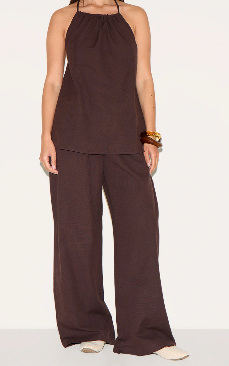 Dark Brown Slouchy Pants