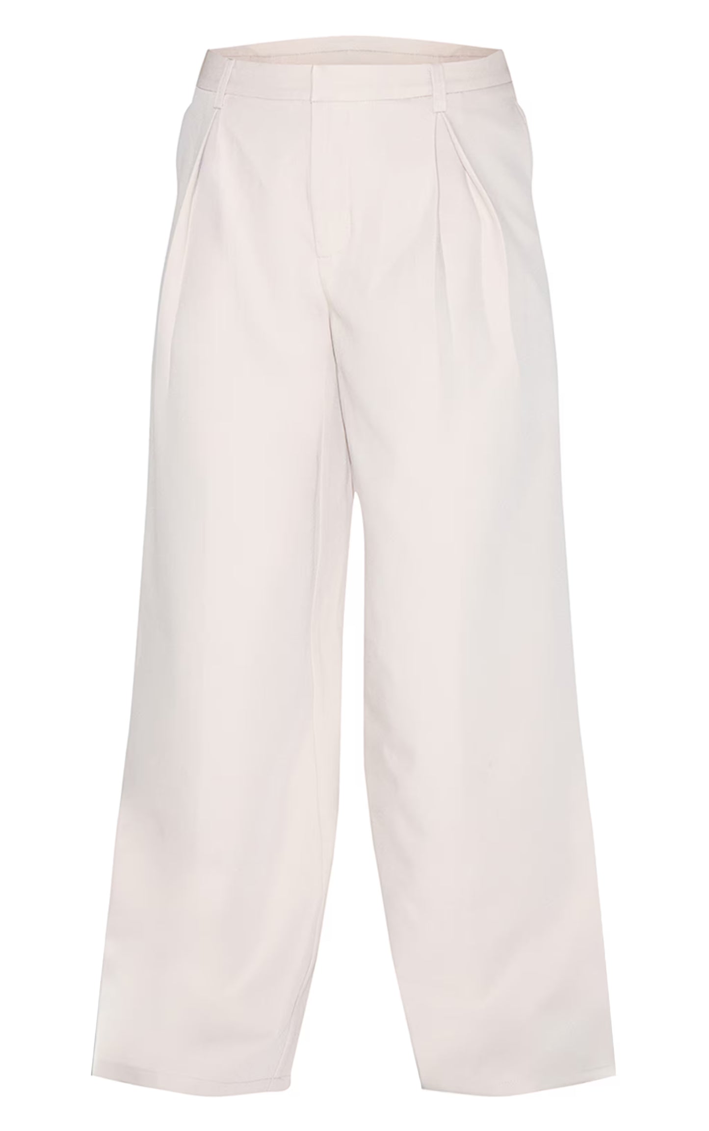 Sand Tailored Woven Pleated Wide Leg Pants