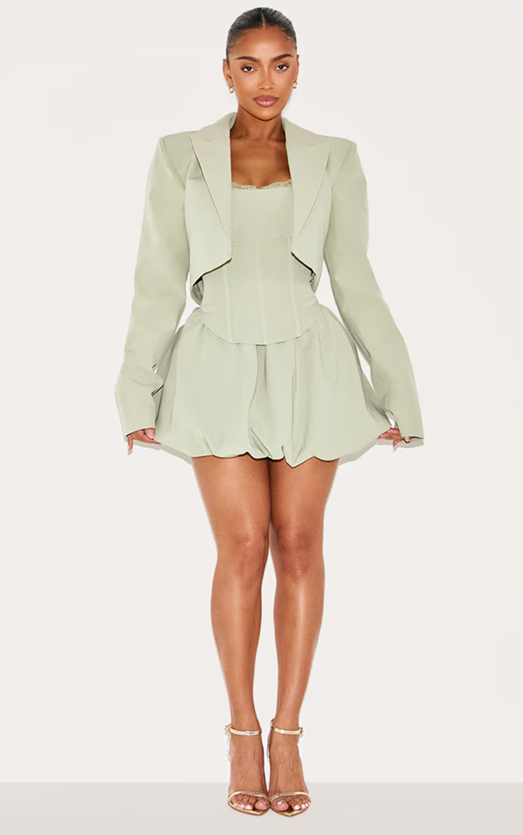 Shape Sage Tailored Cropped Blazer
