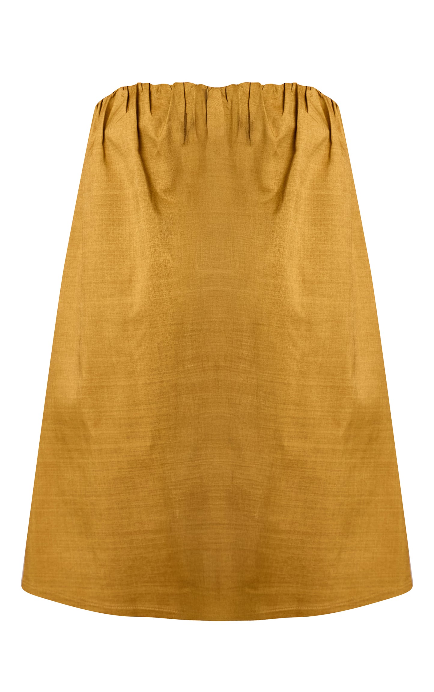Dark Ochre Sweetheart Puffball Dress
