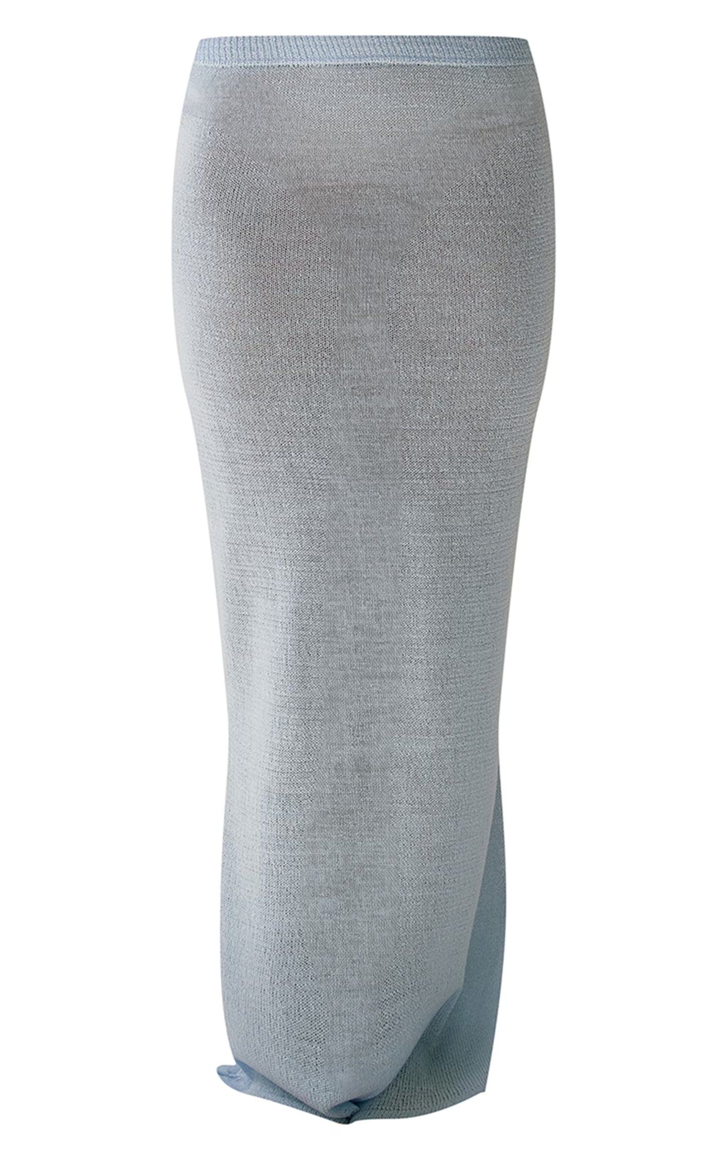 Blue Filigree Maxi Skirt