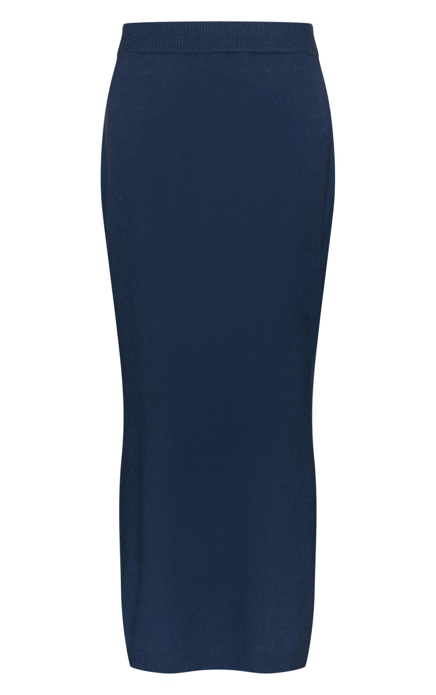 Navy Basic Knit Maxi Skirt