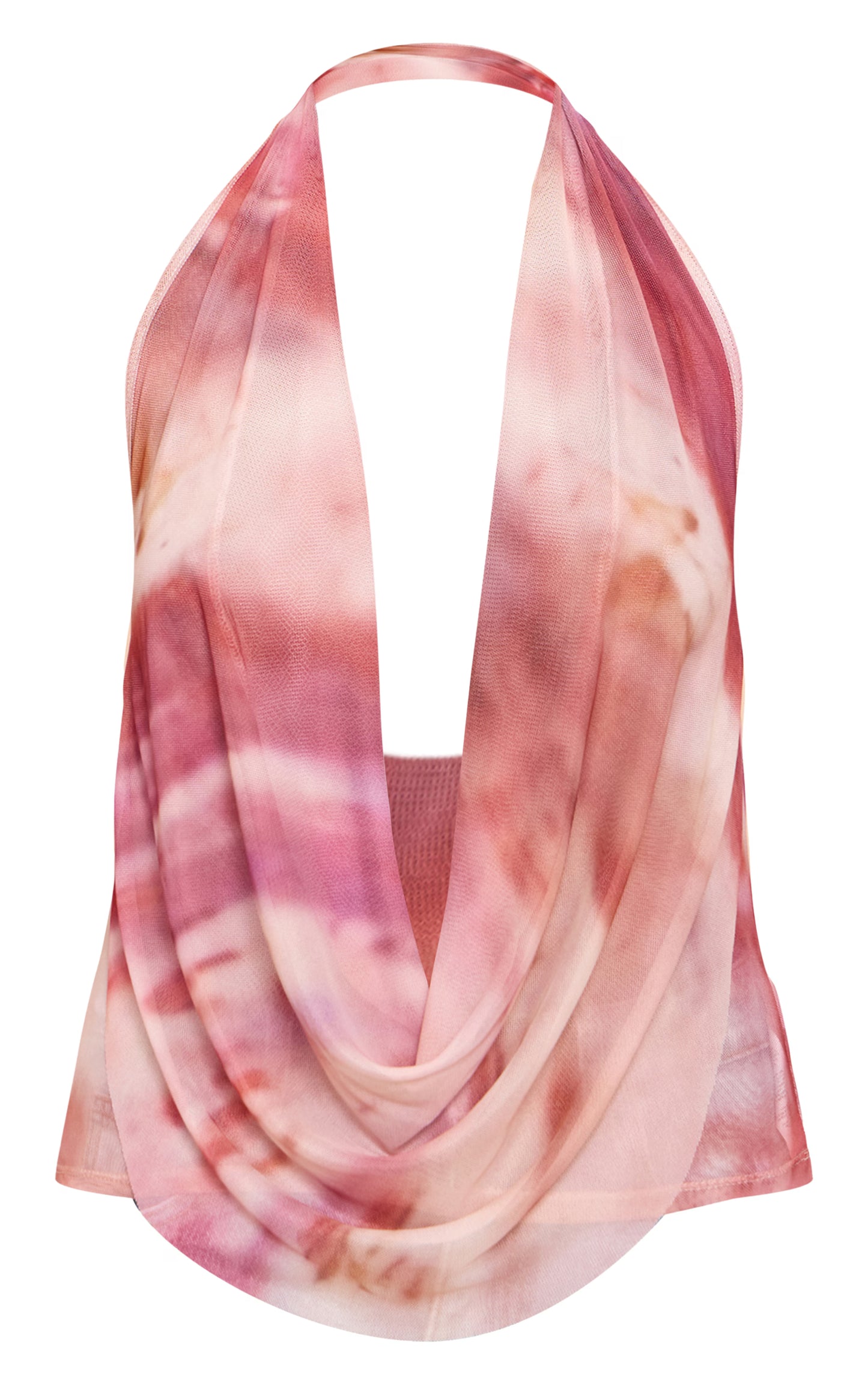 Multi Printed Halter Neck Top