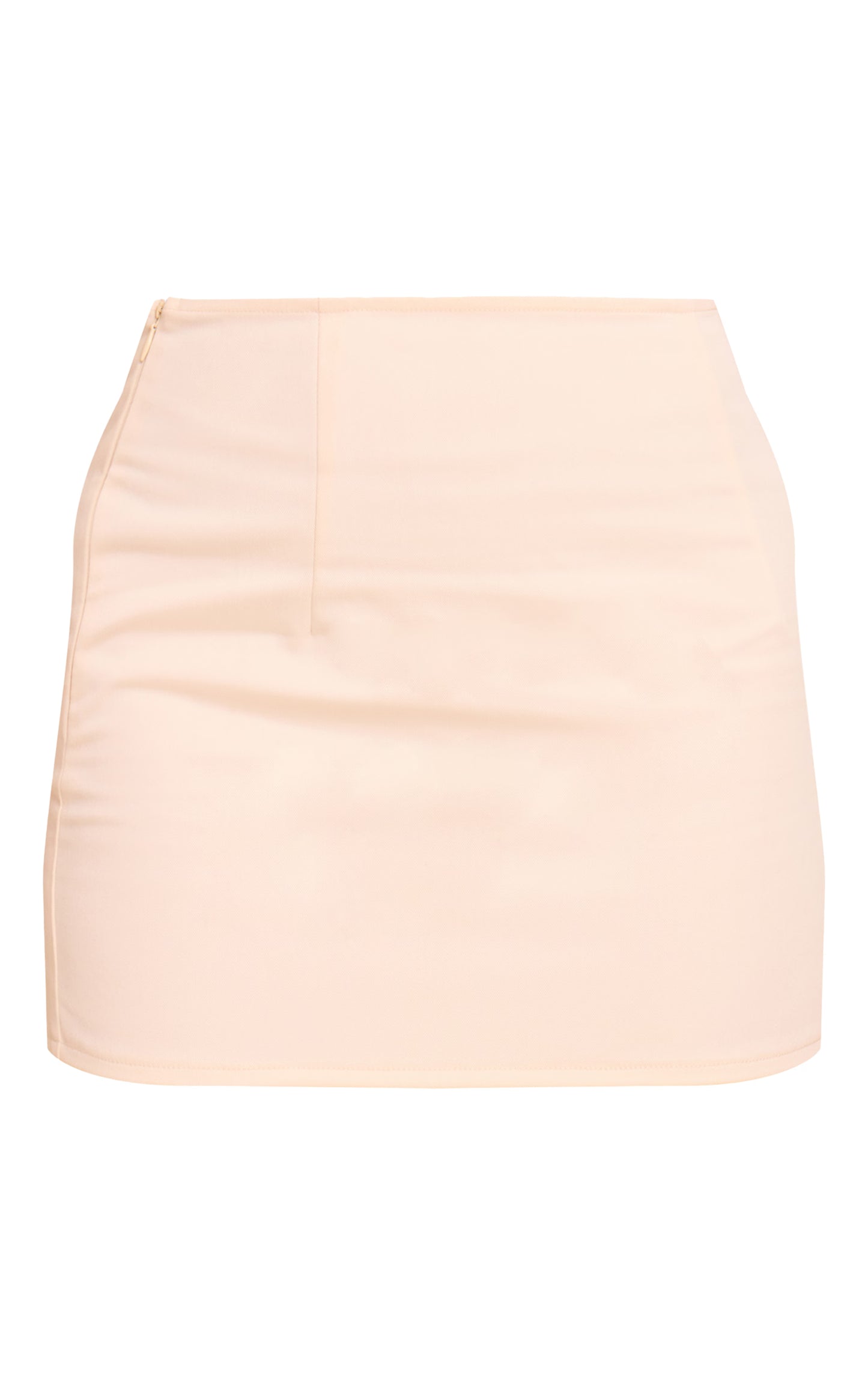 Almond Tailored Woven Micro Mini Skirt