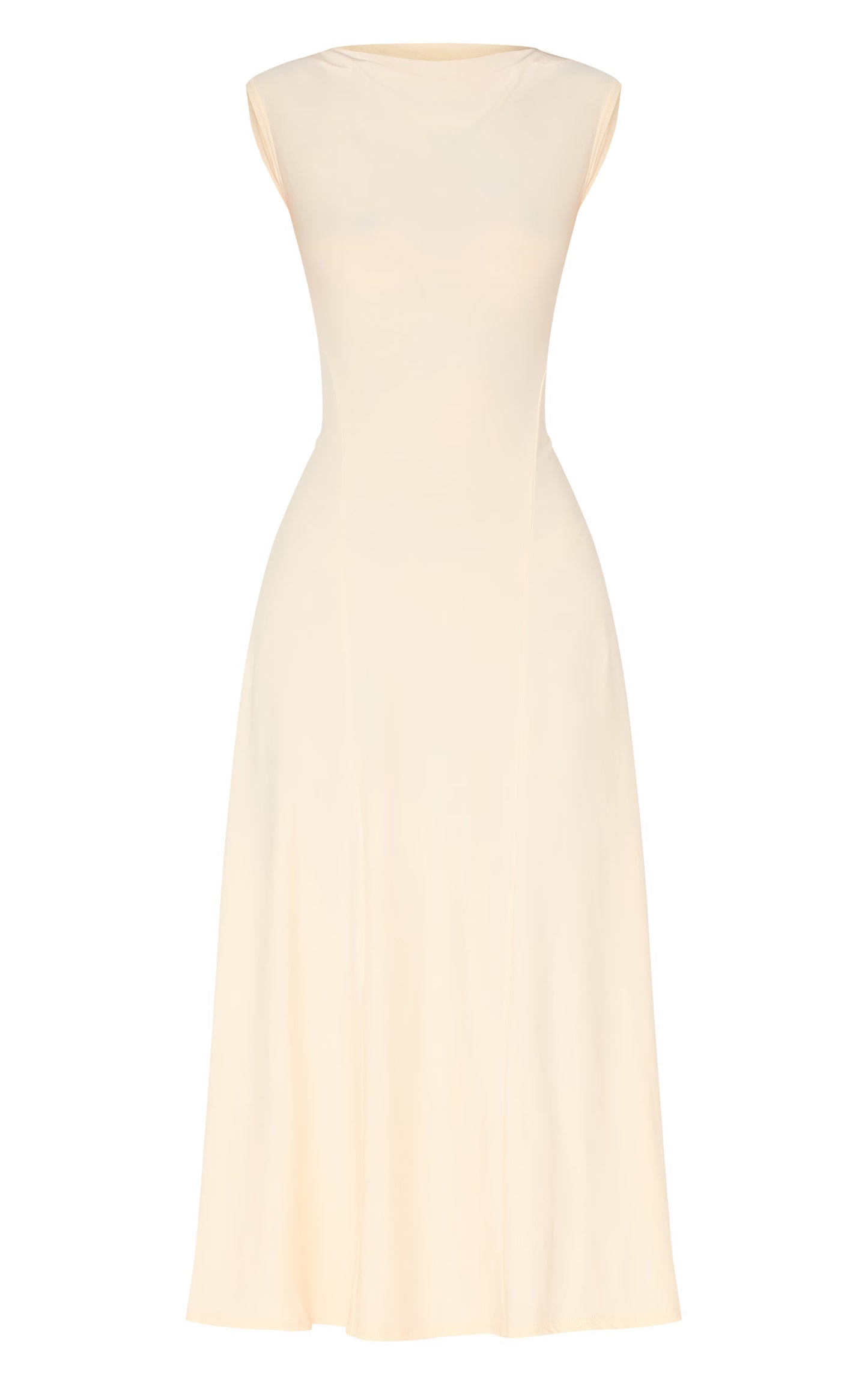 Lemon Panelled Floaty Maxi Dress