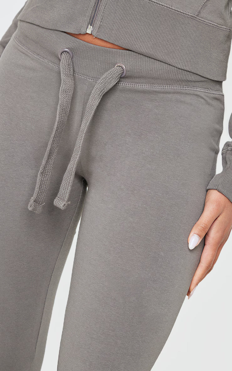 Charcoal Low Rise Skinny Flare Pants