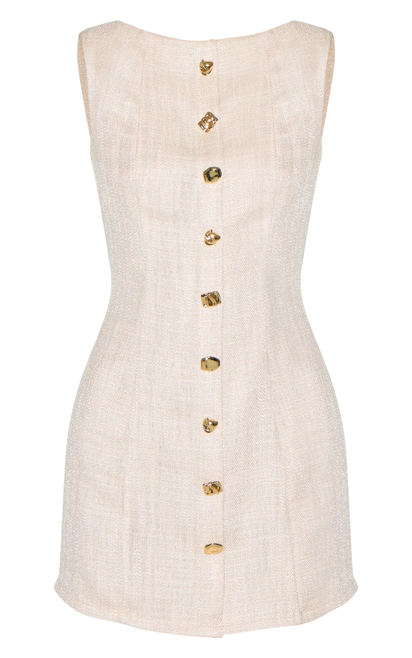 Stone Twill Button Down Bodycon Dress