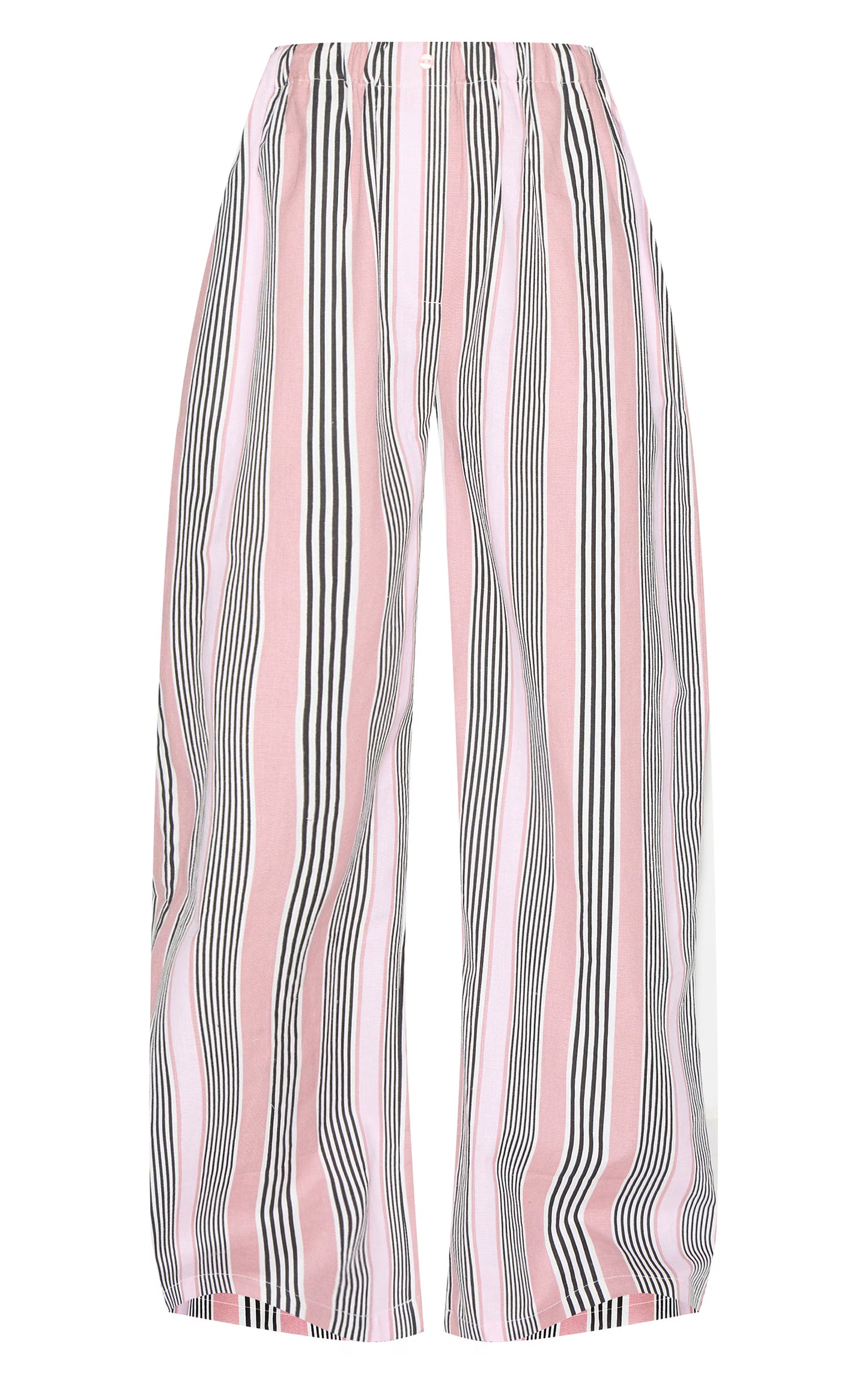 Pink Striped Slouchy Pants