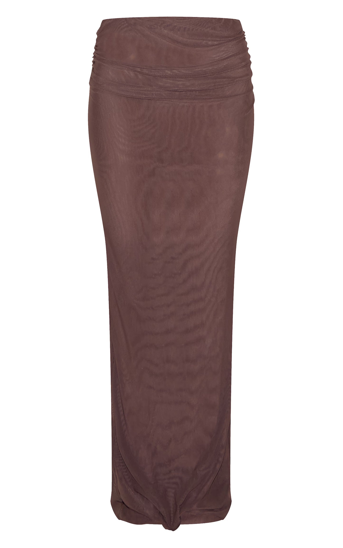 Mushroom Mesh Maxi Skirt