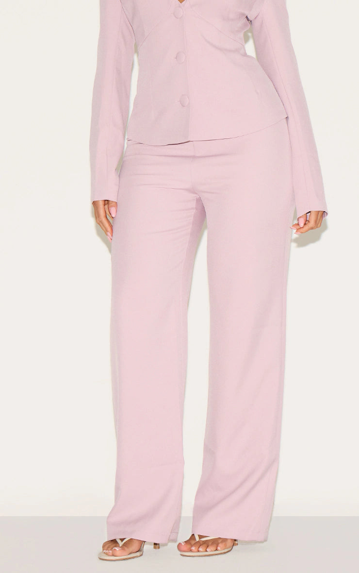 Shape Blush Pink Tailor Highwaisted Leg Pant