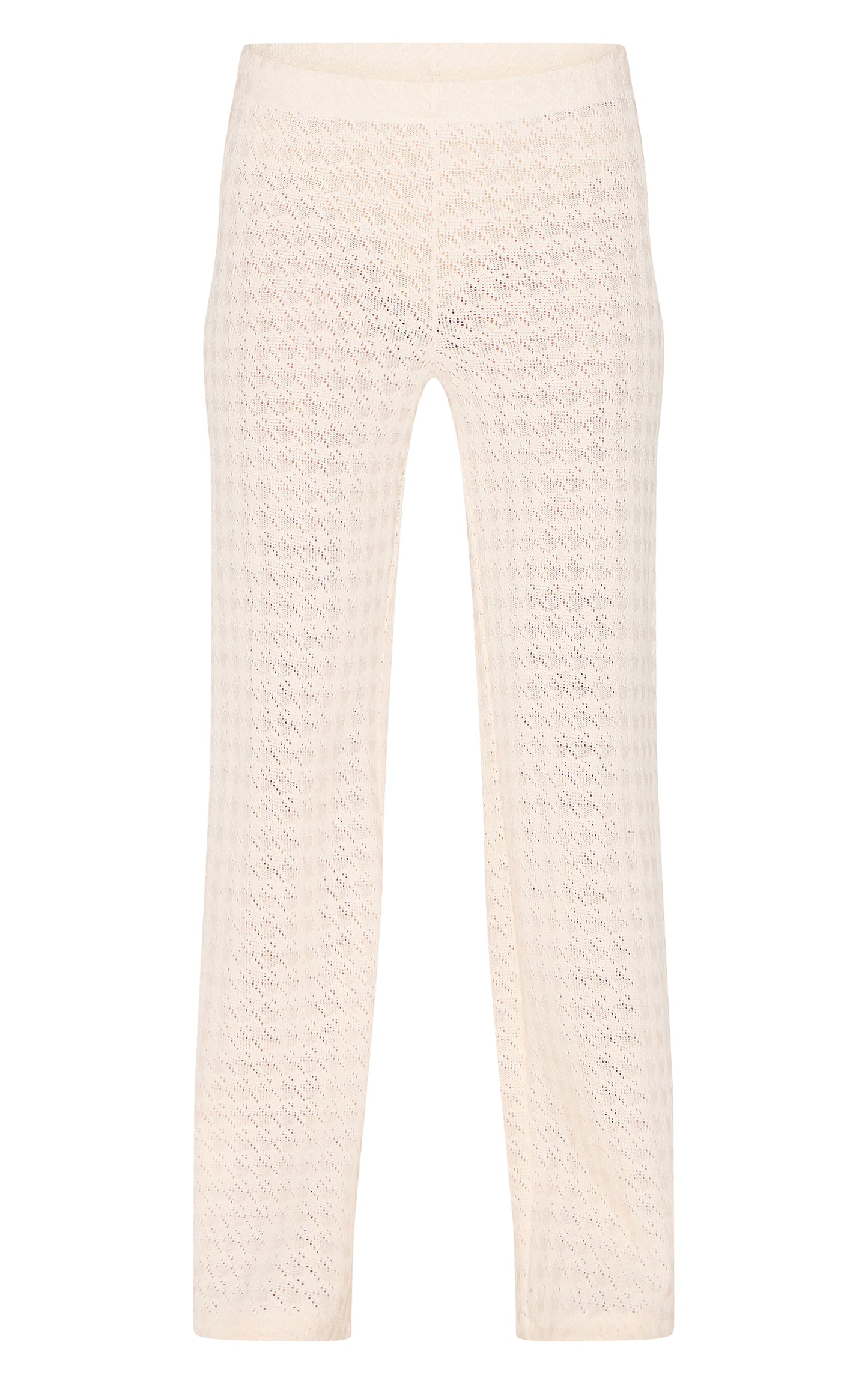 Almond Textured Straight Leg Pants