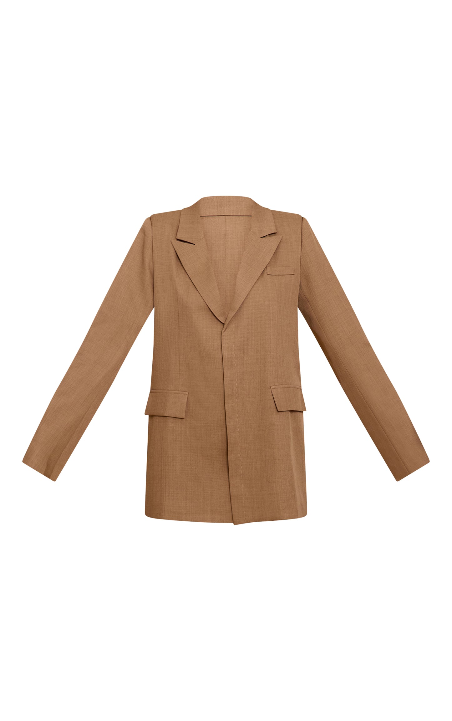 Brown Blazer Dress