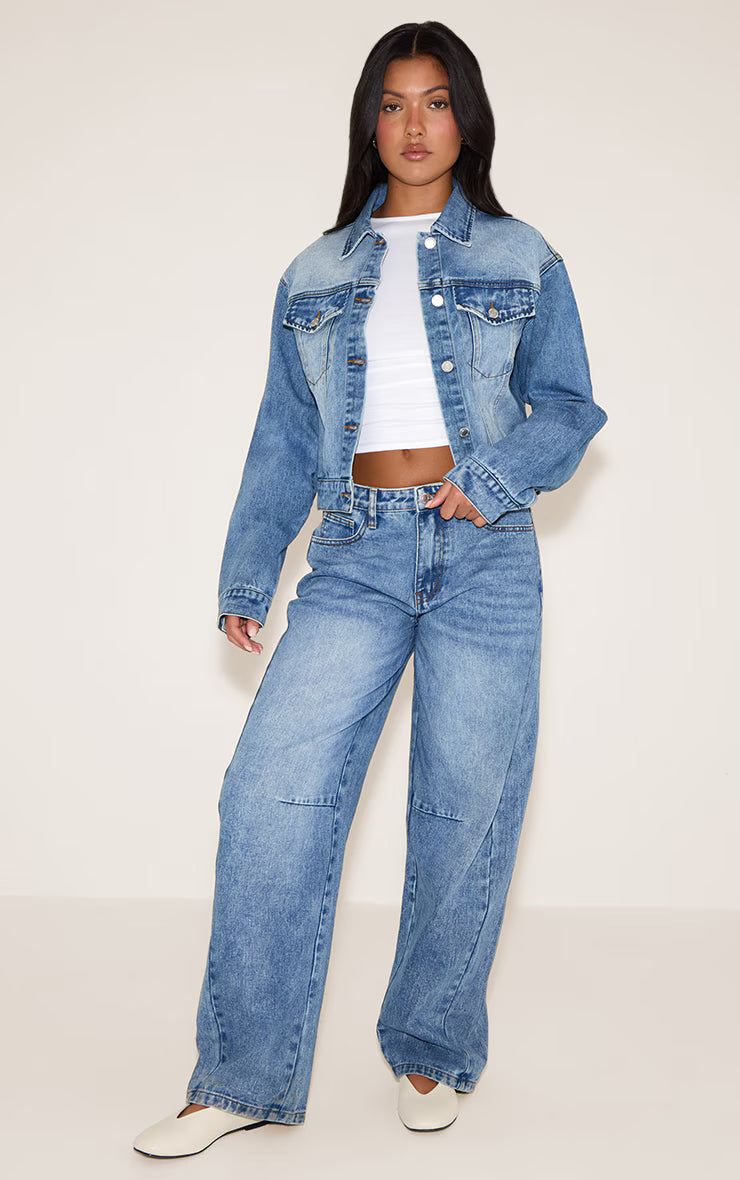 Vintage Slim Fit Denim Jacket