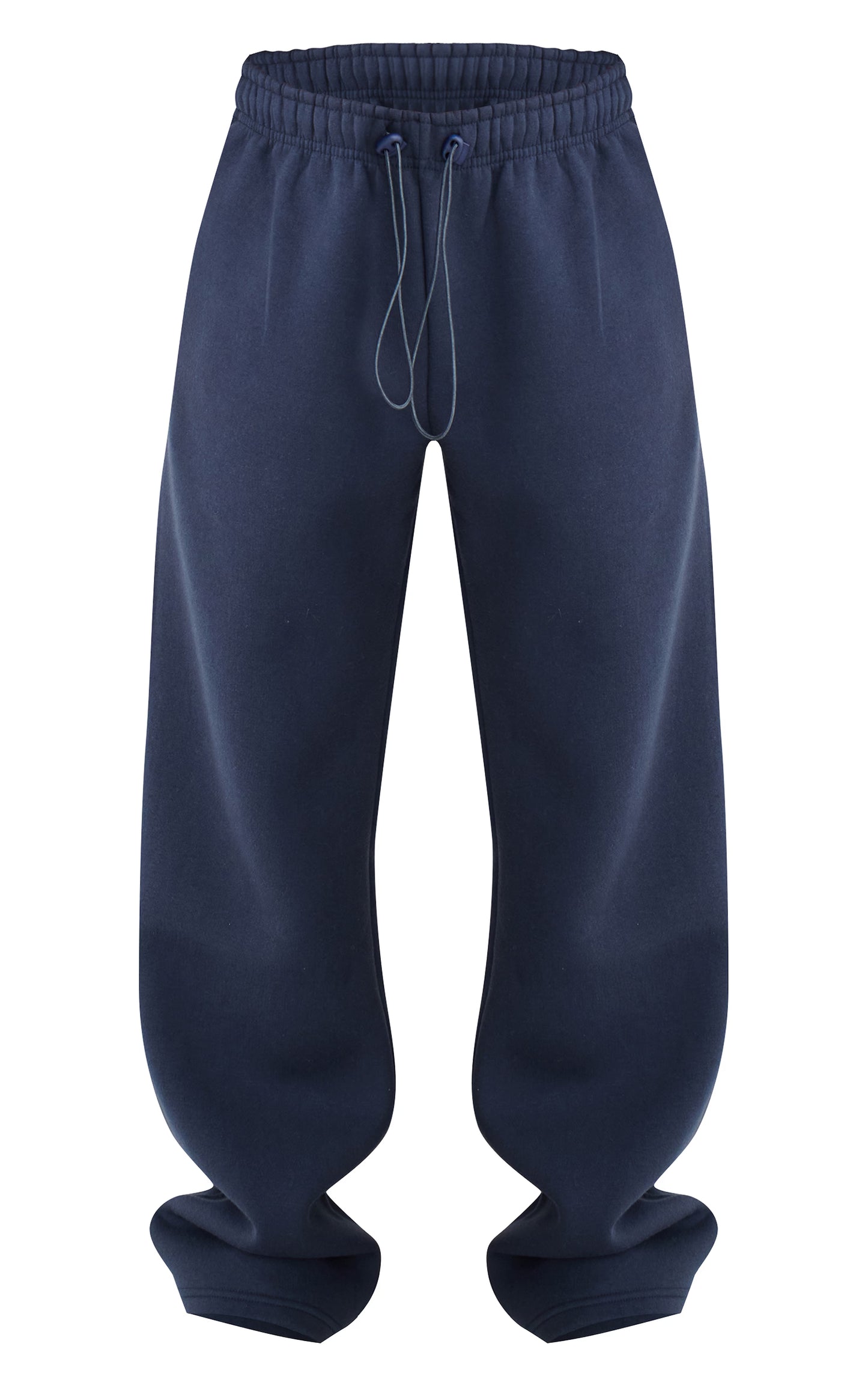 Navy Drawcord Hem Oversized Sweatpants