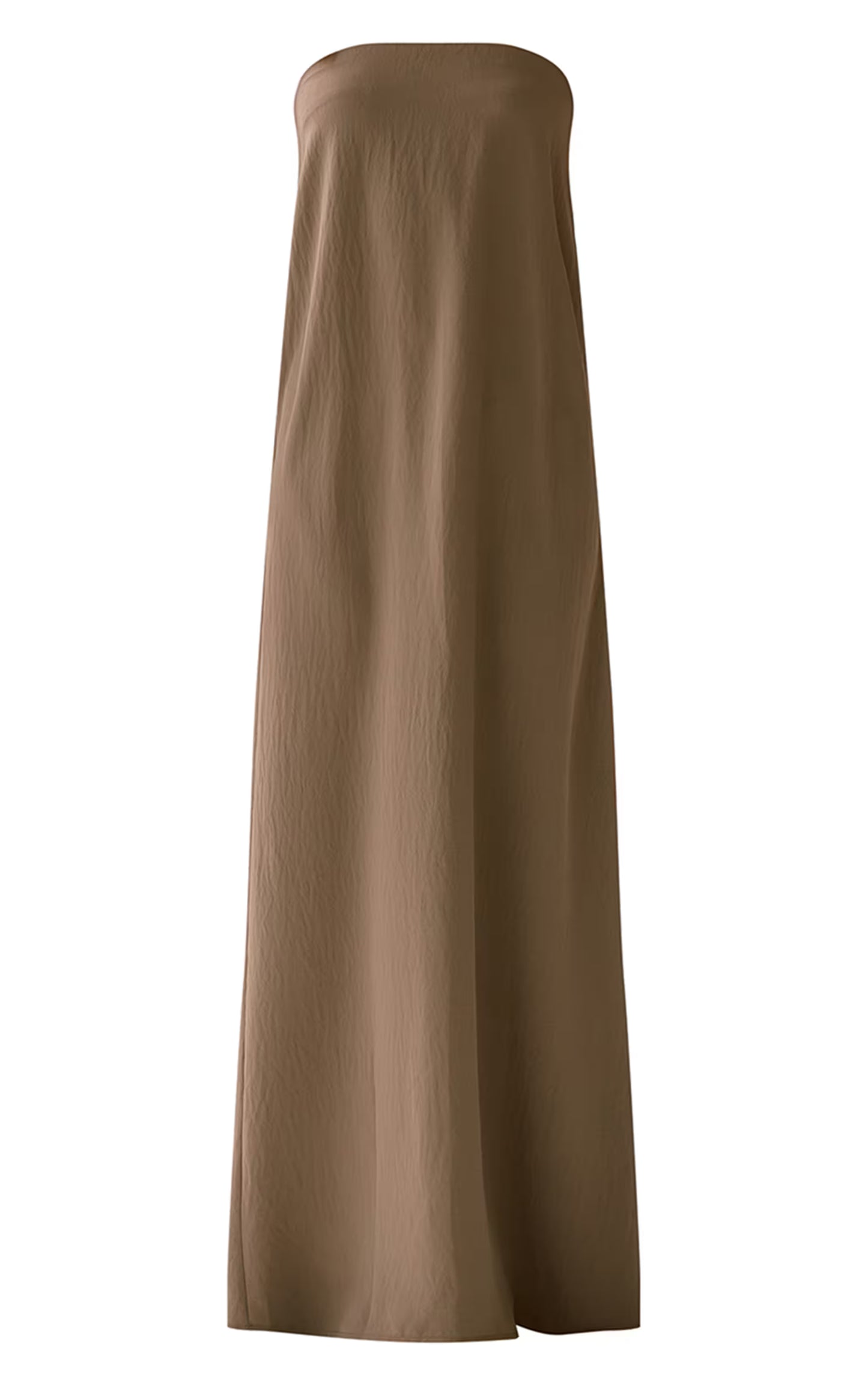 Mushroom Floaty Woven Bandeau Maxi Dress