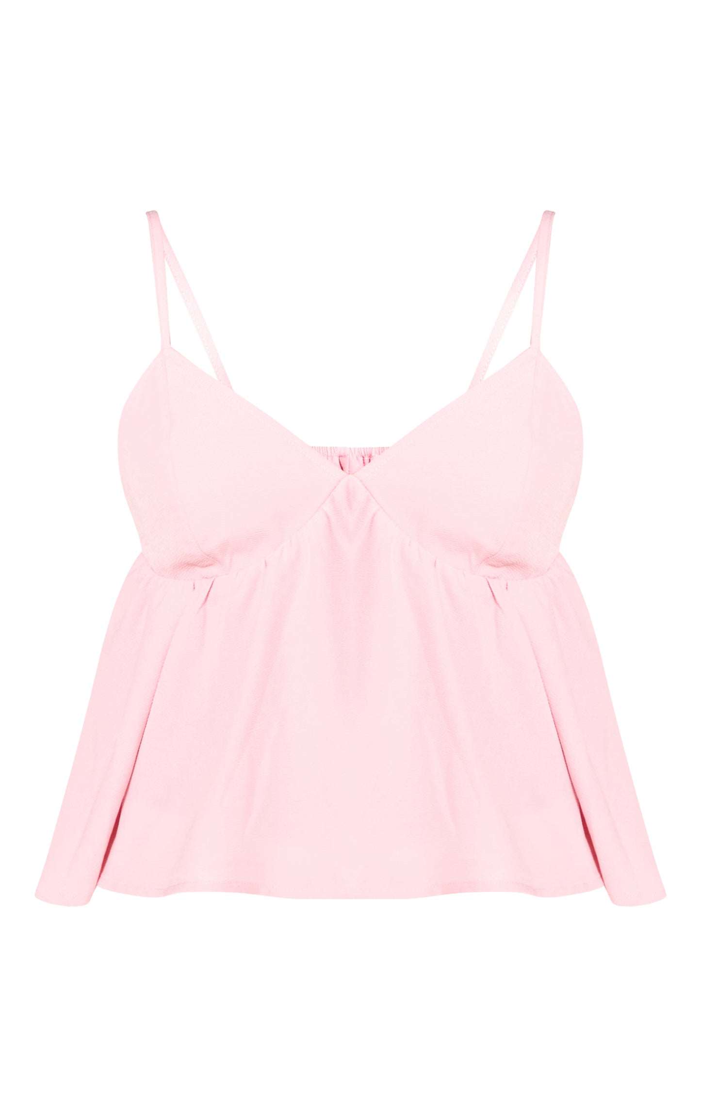 Baby Pink Woven Floaty Cami
