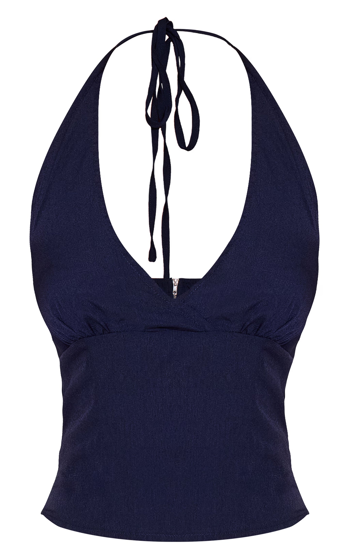 Navy Halterneck Cami Top