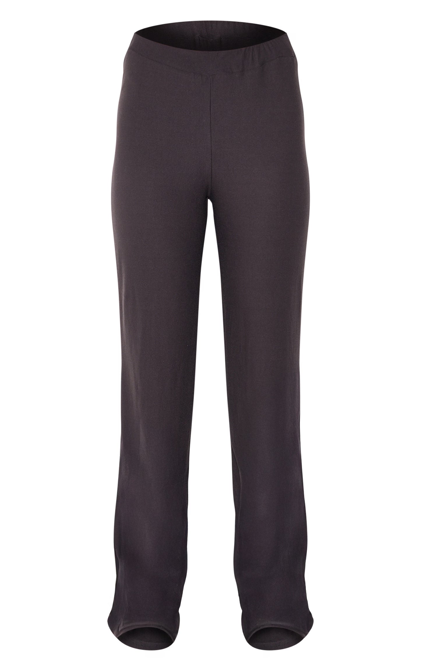Charcoal Soft Touch Straight Leg Pants