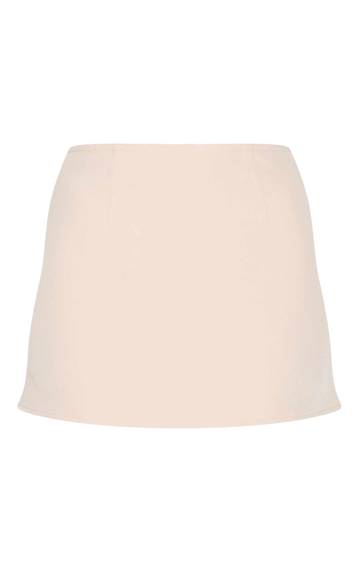 Sand Woven Mid Rise Mini Skirt