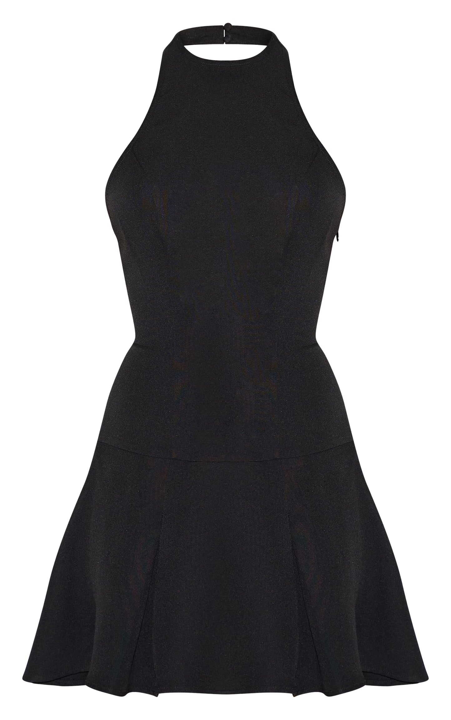 Petite Black Halterneck Shift Dress