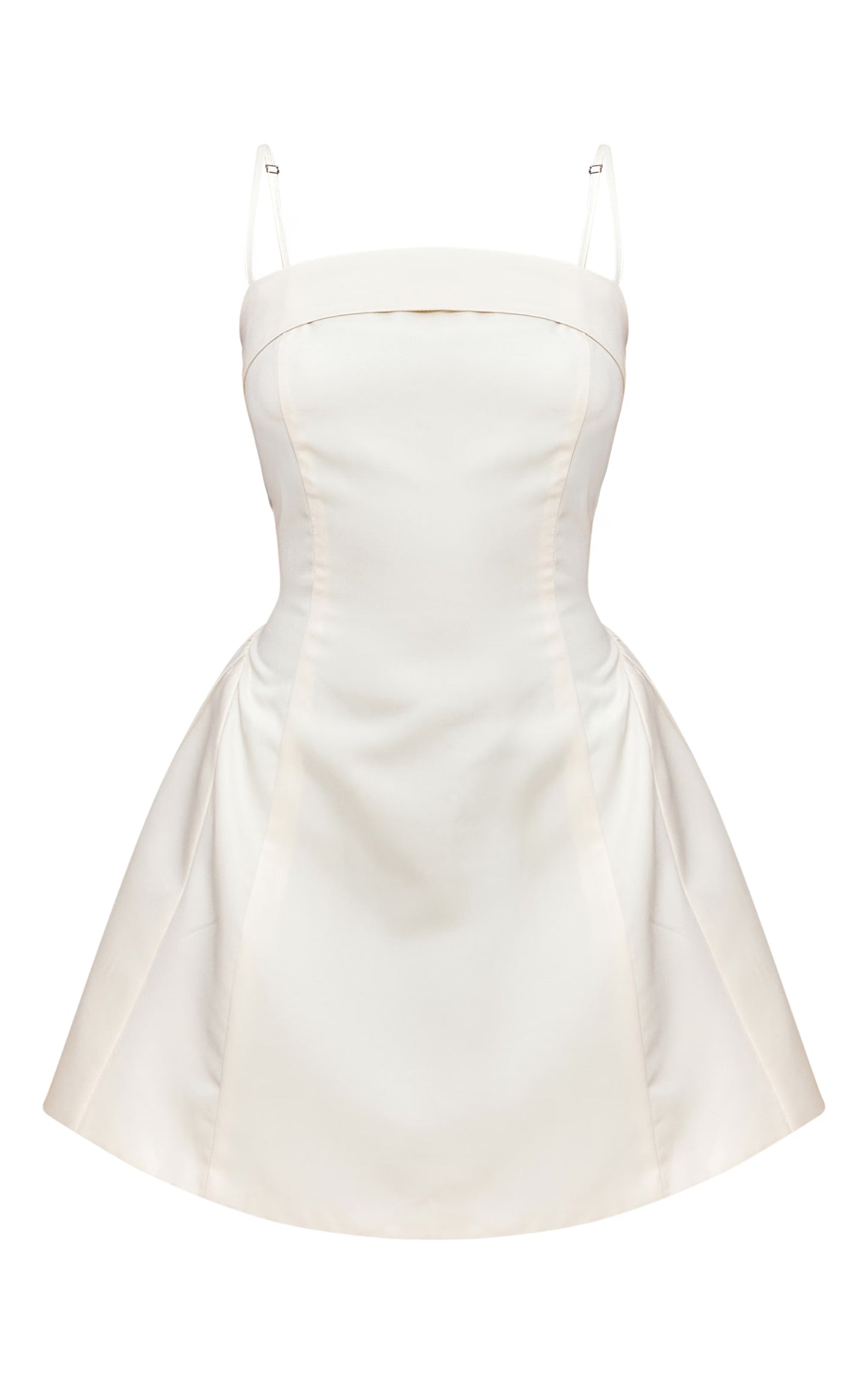 Butter Cream Structured Shift Dress