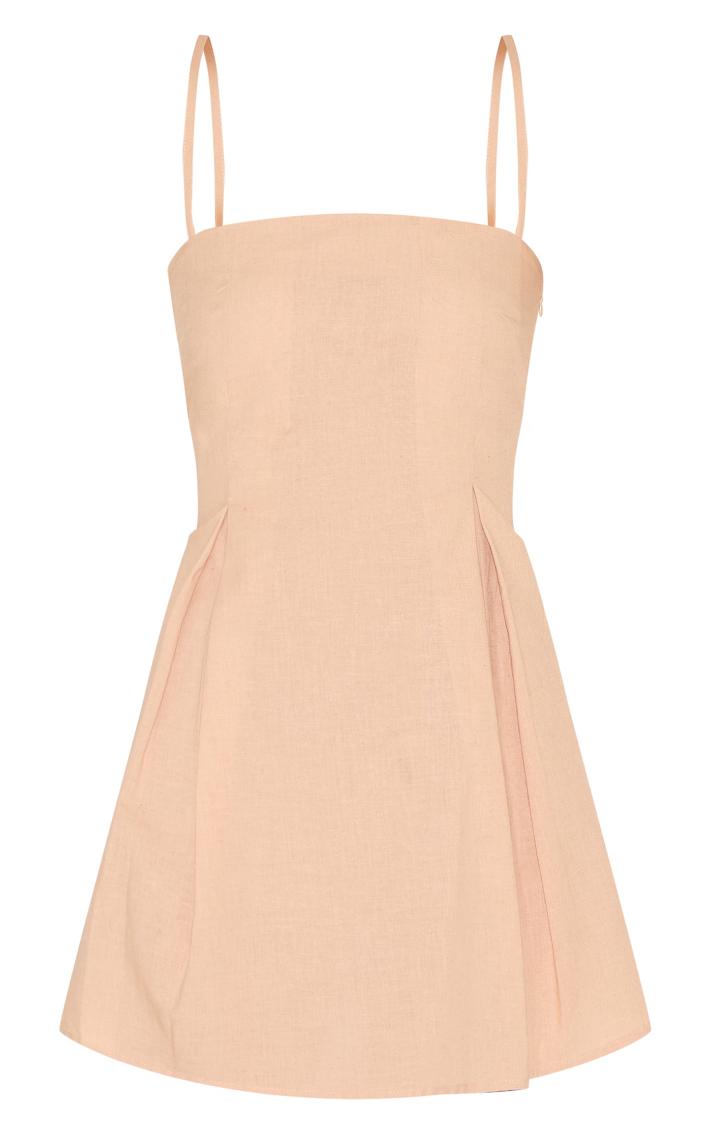 Natural A-line Mini Dress