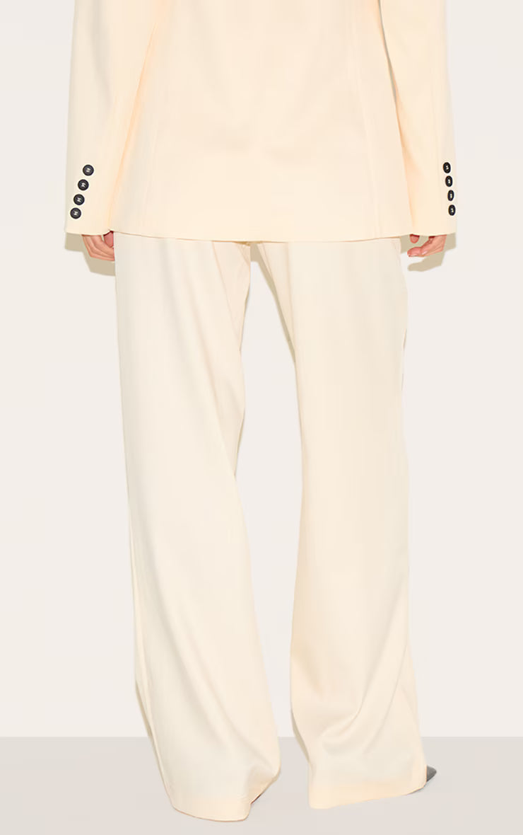 Sand Premium Tailored Straight Leg Pants