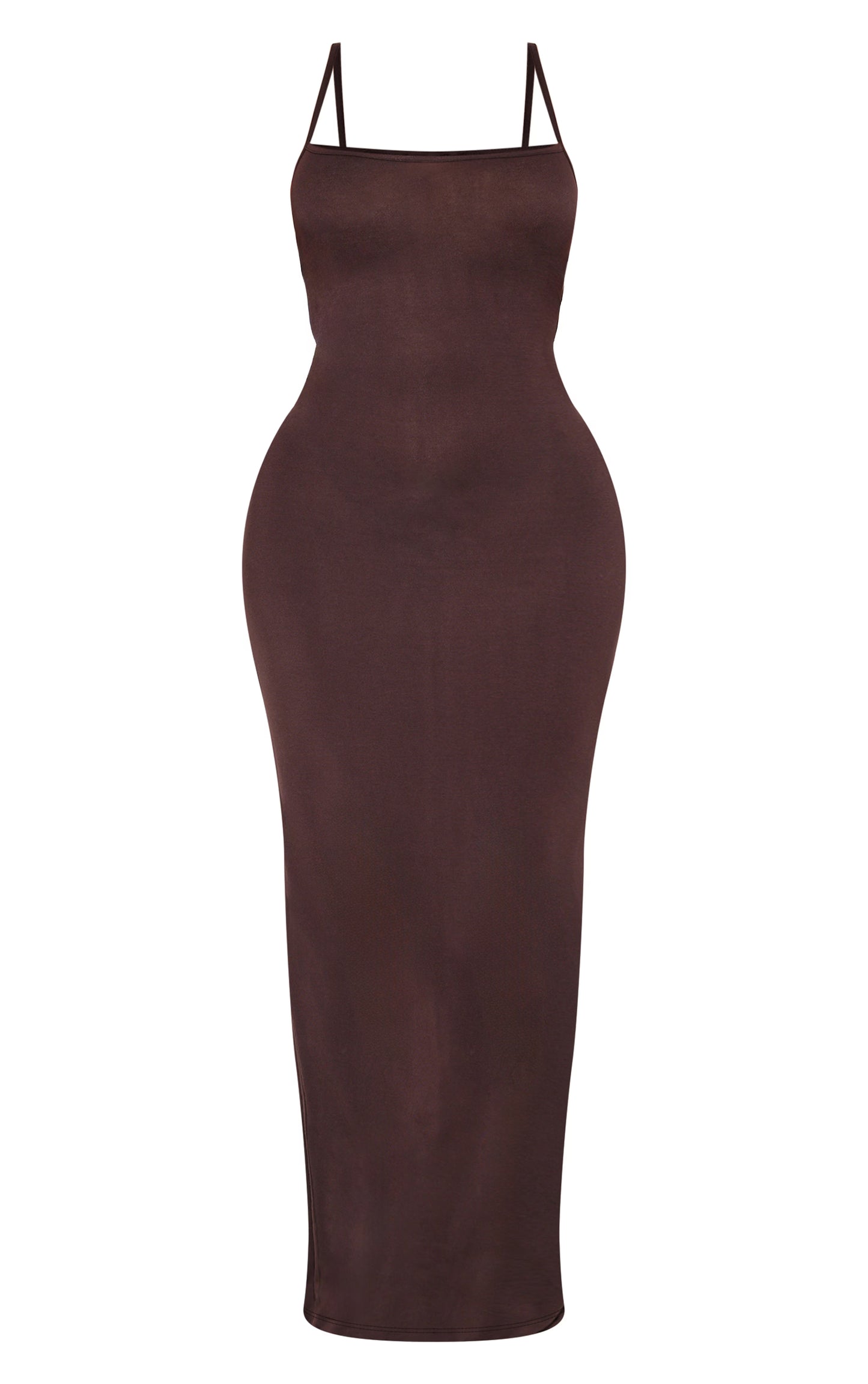 Shape Chocolate Brown Jersey Strappy Maxi Dress