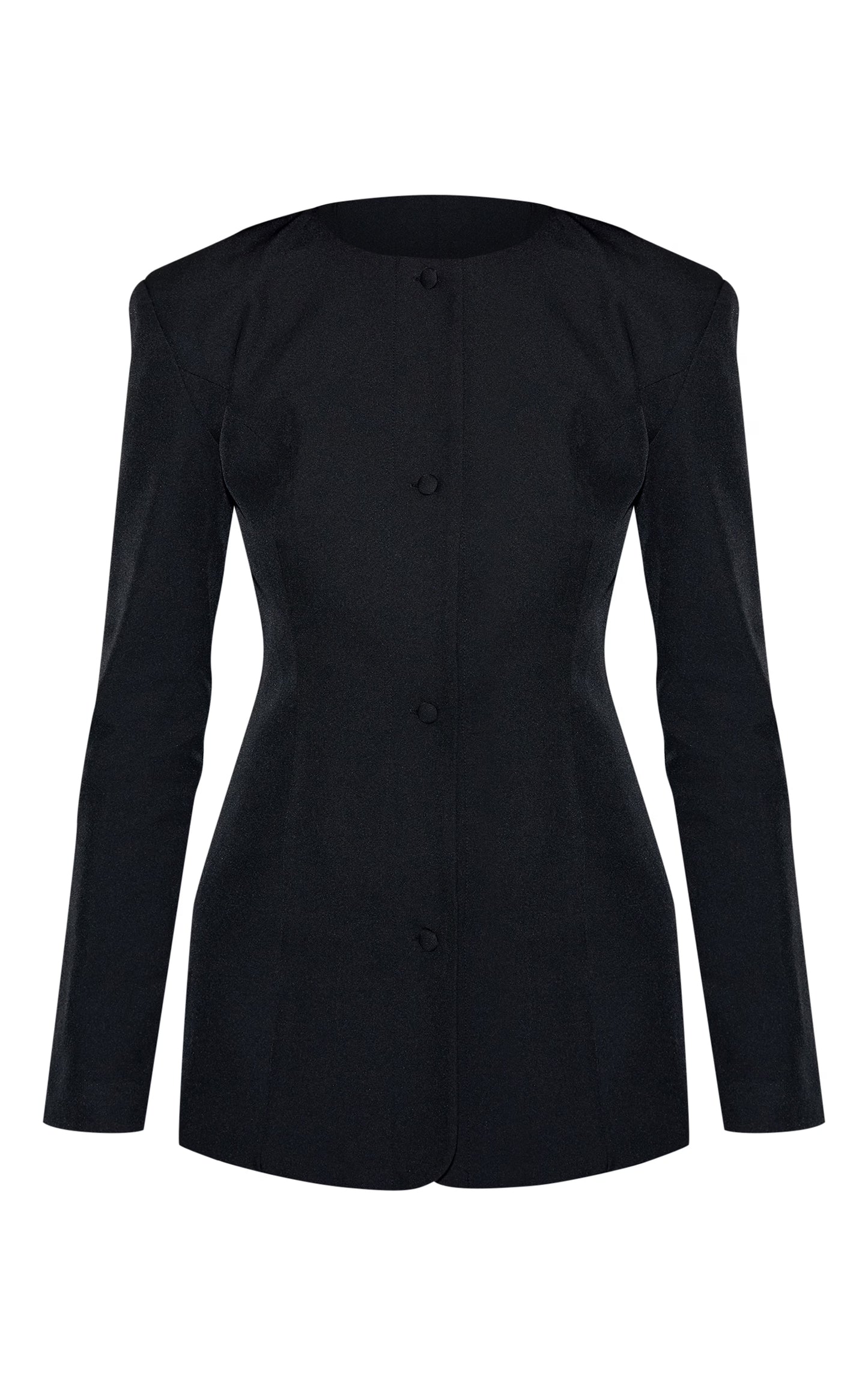 Black Tailored Fitted Blazer